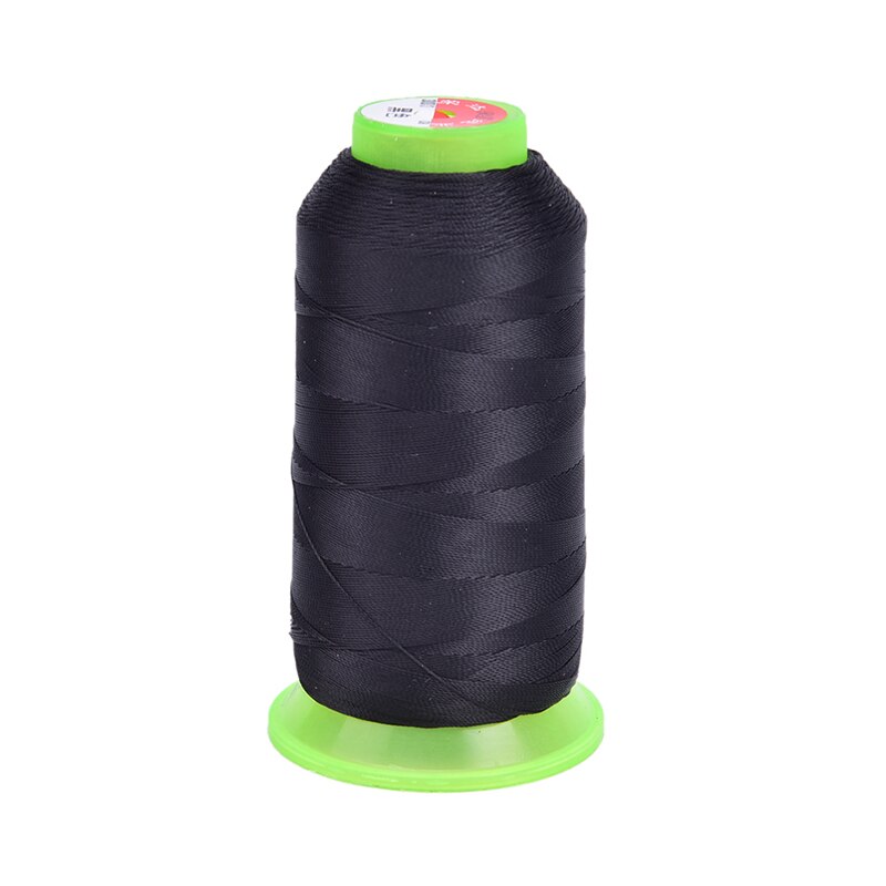 1200 yards industriel overlock-symaskine polyestertråd: Sort