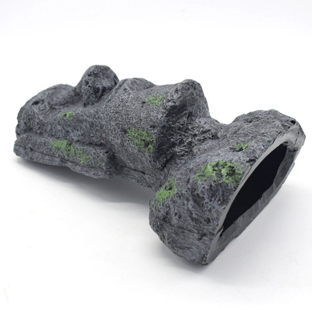 Piedra insular de pascua romana antigua, retrato de resina Artificial para acuario, accesorio de equipo, cueva de Adorno para acuario, roca, paisaje