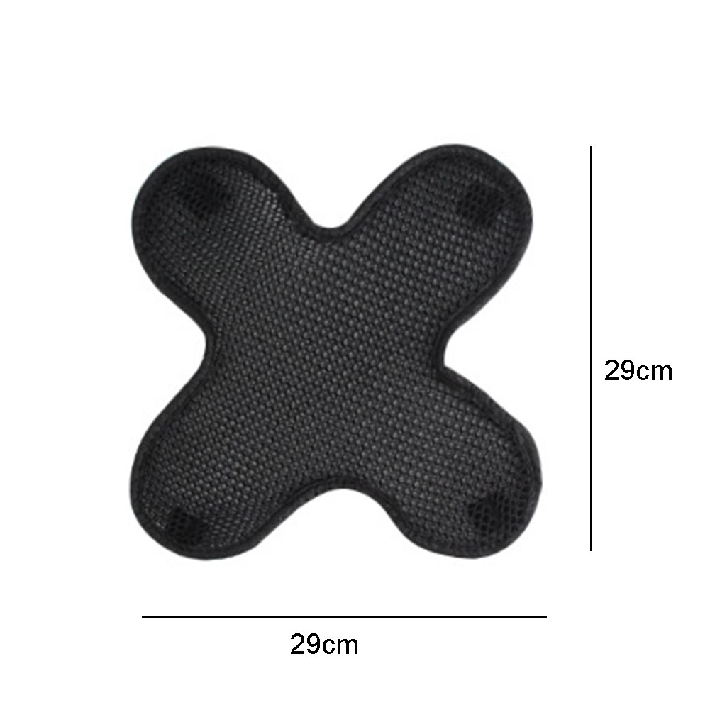 Practical Helmet Liner Pad E Bike Breathable Motorcycle Heat Insulation Hook And Loop Elastic Hollowed Out Honeycomb Mesh