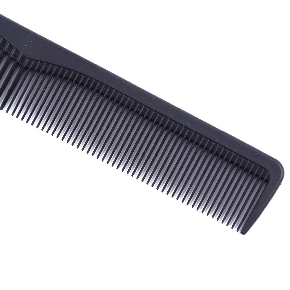 1PC dientes negro de plástico ABS de , resistente al calor, gran diente ancho peine desenredar Dientes anchos peluquería peine