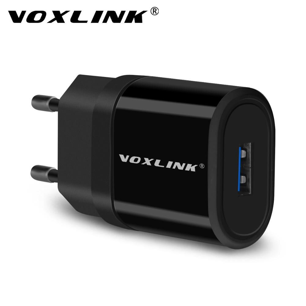 Voxlink usb laturi 5v 2.1a yleiskäyttöinen kannettava matkaseinälaturi iphone x /8/7 plus  /6s plus, ipad pro/air, samsung galaxy: 1 portti usb