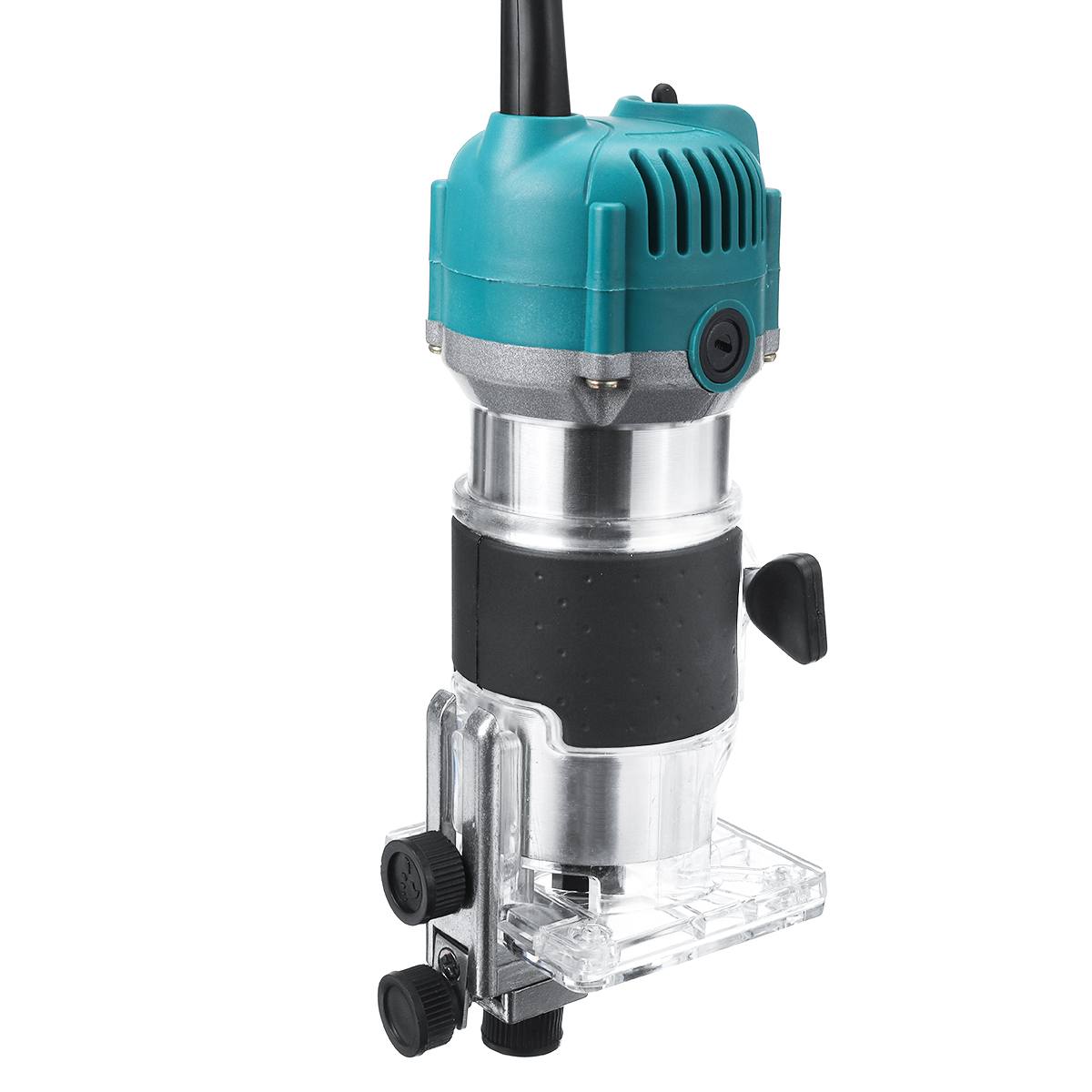 800W 35000RPM Wood Electric Hand Trimmer Woodworking Engraving Slotting Trimming Hand Carving Machine Wood Router Joiners Set