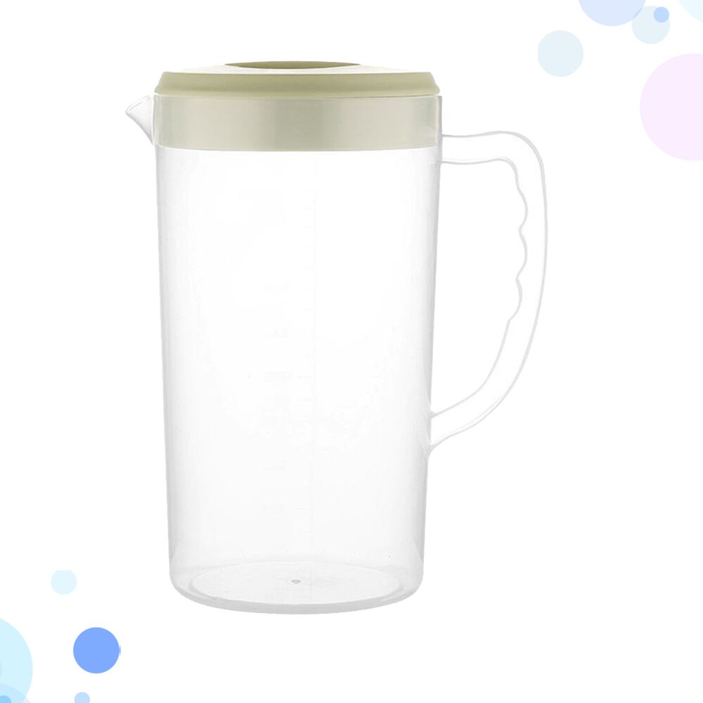 2200Ml Grote Capaciteit Drank Opslag Container Hittebestendige Koud Water Jug Pitcher Huishouden Theepot Waterkoker (Pi: Green