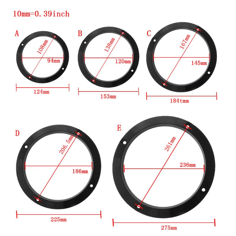 Cubierta protectora de Metal para altavoces, rejilla de acero laminado en frío, decorativa, círculo, accesorios para altavoces DIY, 2 uds.