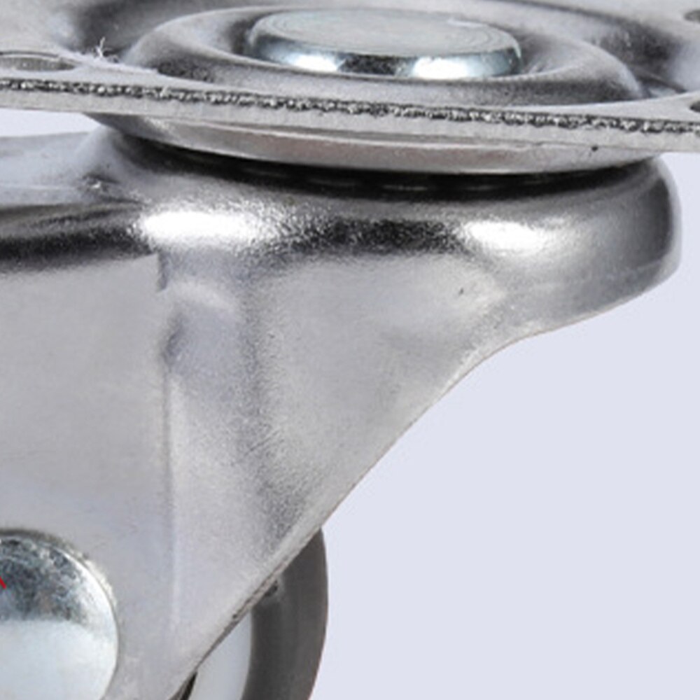 4PCS Swivel Caster Wheels Silent Practical Wear-resistant 360 Degree Heavy Duty Wheels Swivel Caster Wheels for Furniture