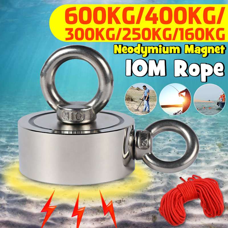 600kg Strong Magnet Pot Fishing Magnet Deep Sea Sa... – Vicedeal