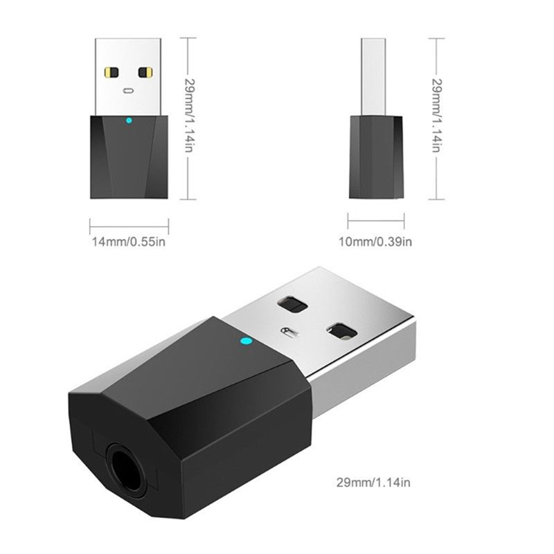 USB Portable Bluetooth 4.2 Stereo Audio Transmitter For TV Phone PC