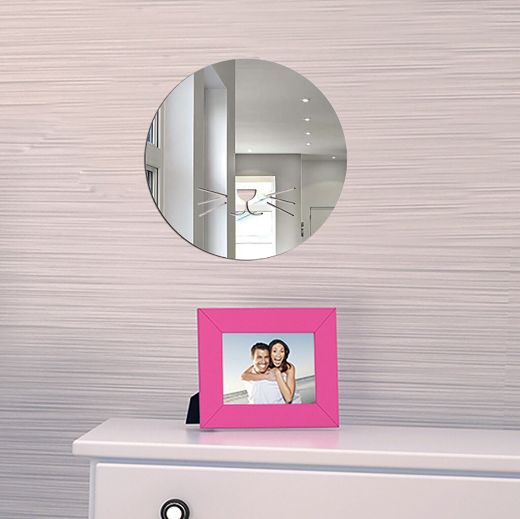 Nordique acrylique miroir dessin animé mur caméra accessoires enfants chambre décoration murale dessin animé décor miroir salle de bain bébé chambre miroir: K