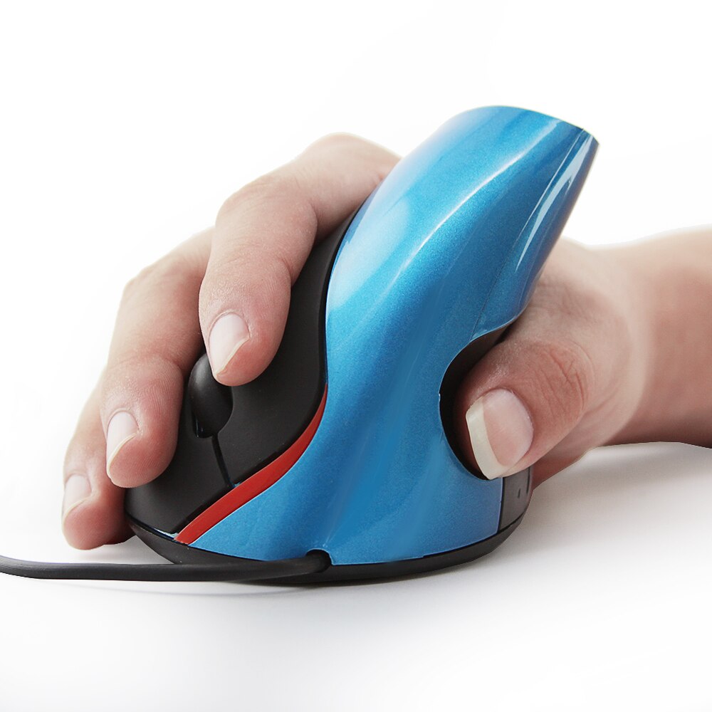 Kabelgebundene büromaus , 1600 dpi, 5 tasten, ergonomisch, usb, optisch, vertikal, für desktop-pcs und laptops