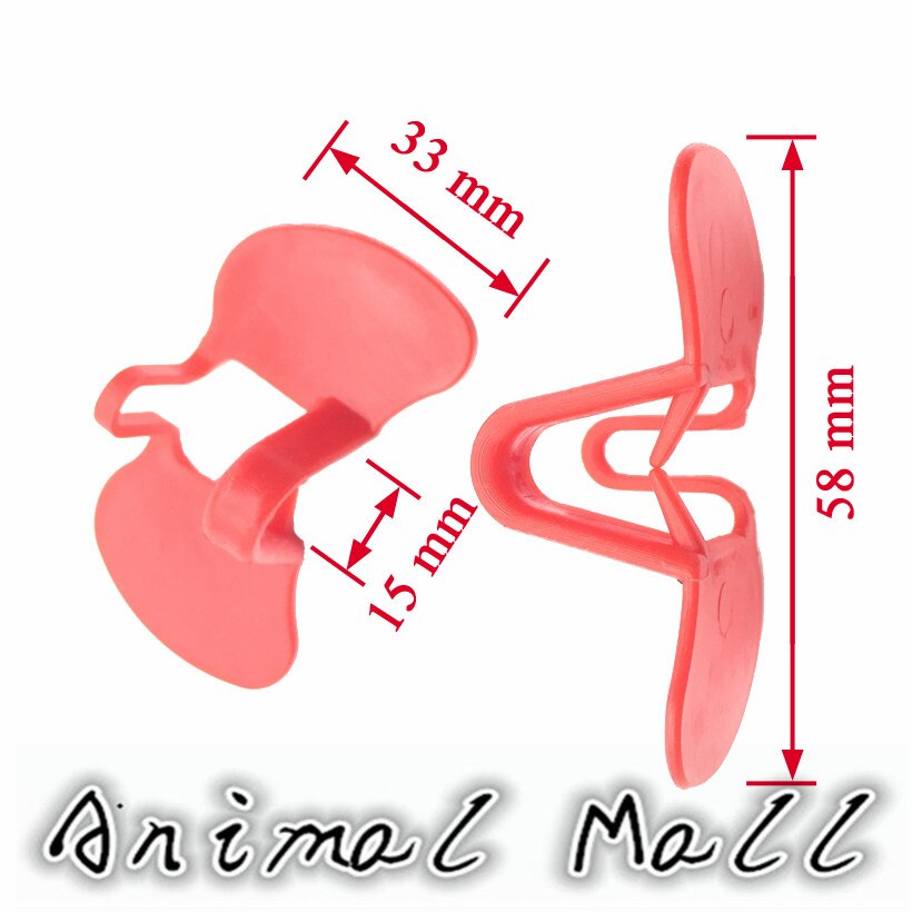 50 pcs Chicken tool Chicken Glasses Goggles Prevent cockfighting Eye protection Chicken necessary Size 5.5x3.1cm