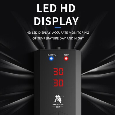 Aquarium verwarmingsstaven ptc temperatuurregelaar aquarium led-display digitale verwarming explosieveilige water lcd verwarmingsstaaf