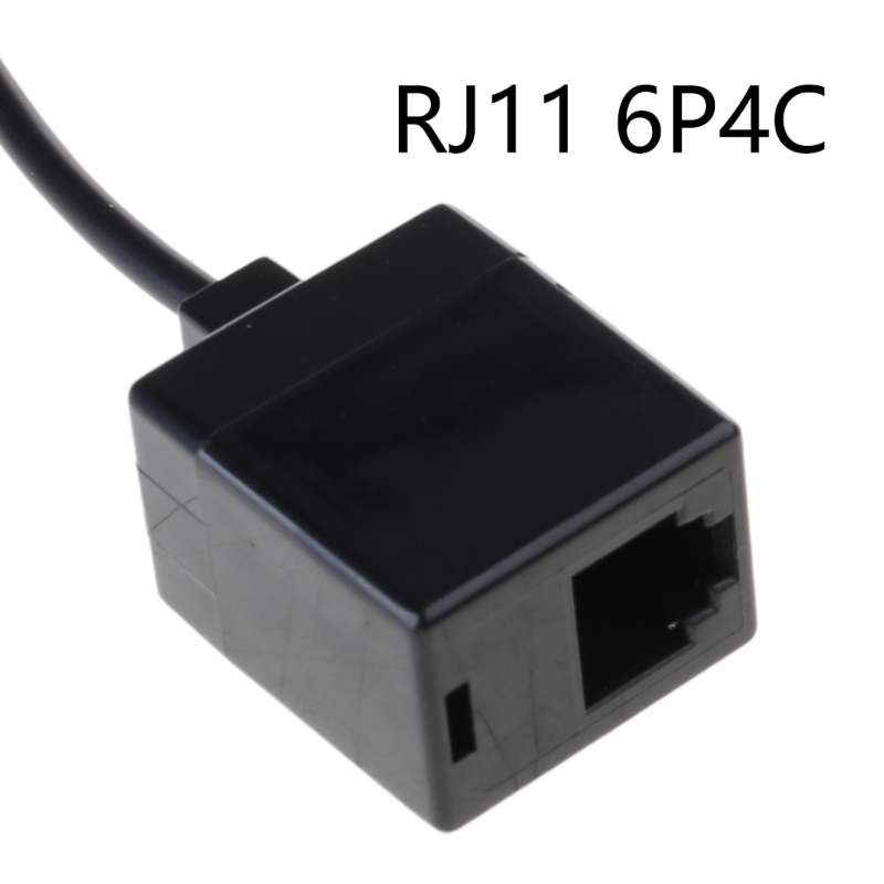 RJ45 To RJ11 Adapter Cord, Ethernet RJ45 Male To Telephone RJ11 Female Converter For Telecommunication Networking Cable