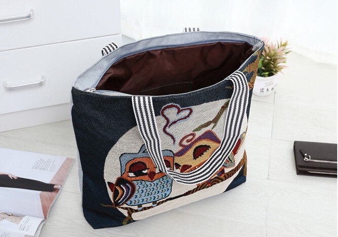 Eenvoudige wilde kleine frisse canvas tas schoudertas koreaanse boodschappentas studenten