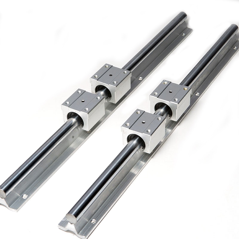 Linear Guide SBR16 16mm Rail Length 200mm to 1000mm Linear Guide Set with 4pcs SBR16UU Blocks CNC Router Part Linear Guides Rail