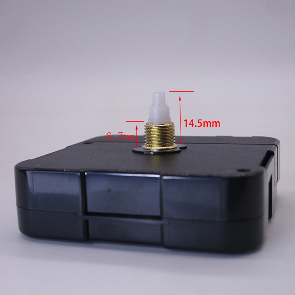 Reloj de pared de longitud de eje largo, mecanismo silencioso de relojes de cuarzo Diy, Kit de piezas de reparación de maquinaria para reloj de pared de 31mm
