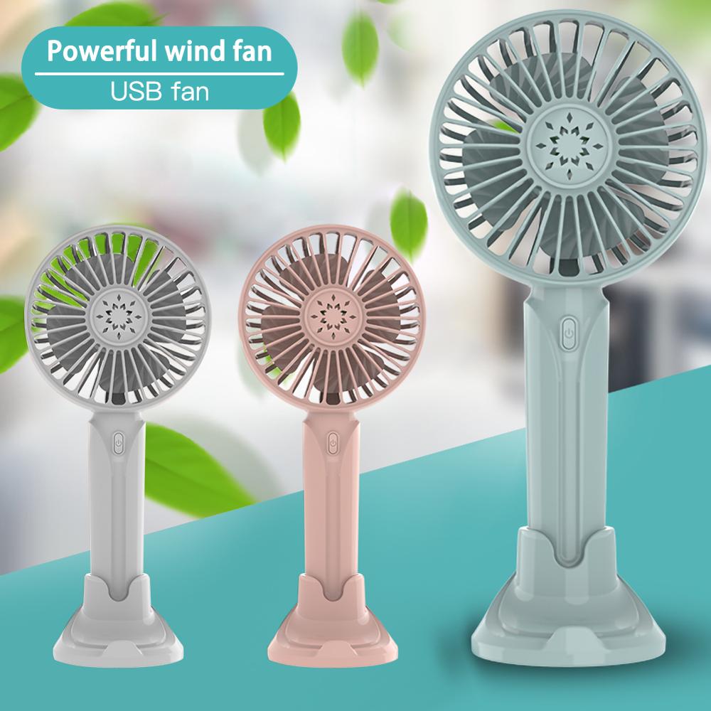 USB Rechargeable Fan Portable Fan Handheld Fan 3 Speed