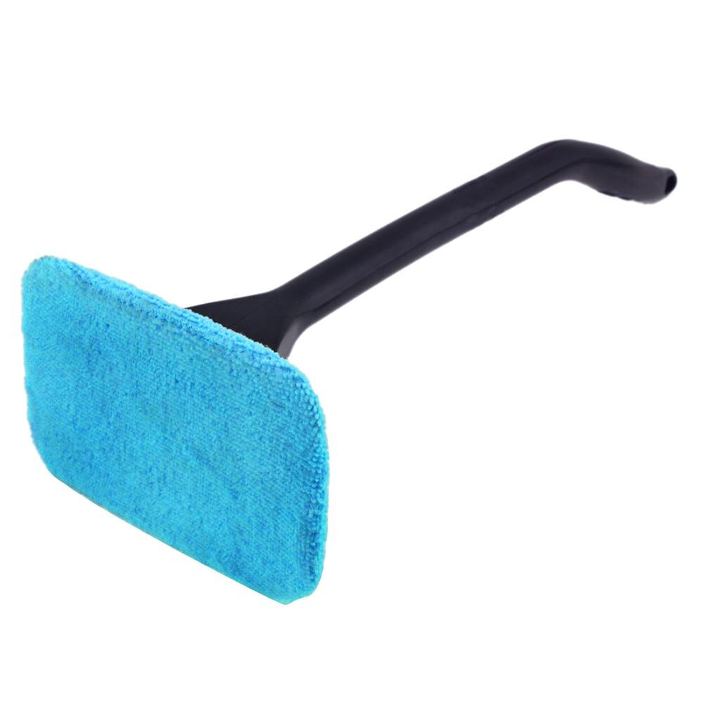 Microfiber Auto Car Window Cleaner Long Handle Car Wash Brush Dust Car Care Windshield Shine Towel Handy Washable Car Clean: A