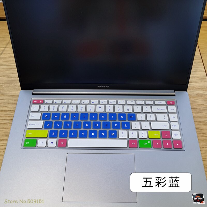 Funda protectora de silicona para Xiaomi Mi Notebook Pro 15, cubierta protectora para teclado de ordenador portátil RedmiBook Pro 15: Candy blue