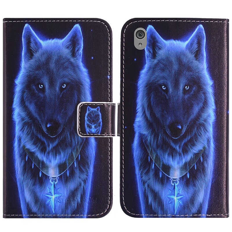 TienJueShi, funda de teléfono de protección de cuero con estilo encantador para Konrow Cool 55 COOLFIVE Plus, COOL-K, carcasa, cartera, piel Etui