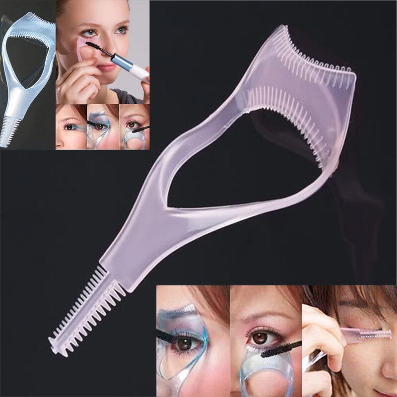 Wimper Gereedschap 3 In 1 Makeup Masker Shield Protector Applicator Kam Gids Make Kaart Cosmetische Beauty Tool