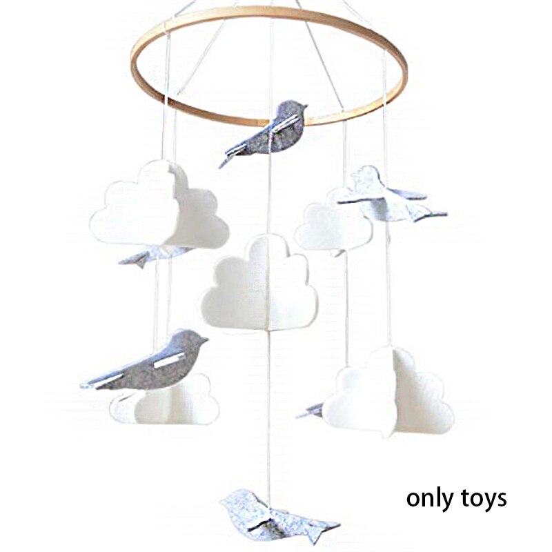 Babymobiel houder voor in de wieg, bedbel hangend speelgoed, 360 graden draaibare beugel, opwindbare muziekdoos, baby rammelaar, speelgoed, woondecoratie: 5