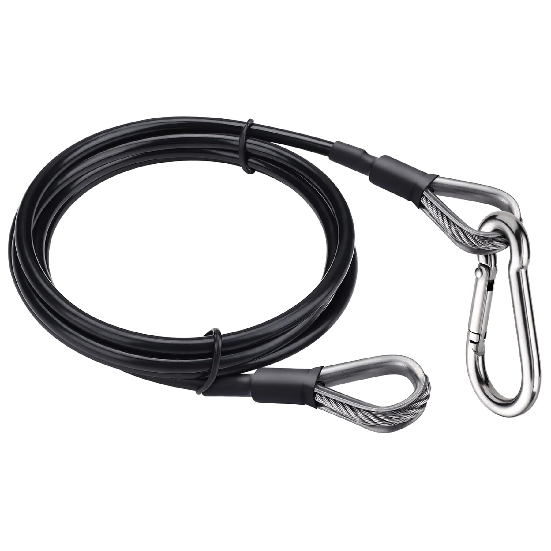 Extensor de cable de gimnasio resistente de 5 mm de espesor Accesorio de cuerda de extensión de 39/59 pulgadas Compatible con accesorios de gimnasio en casa