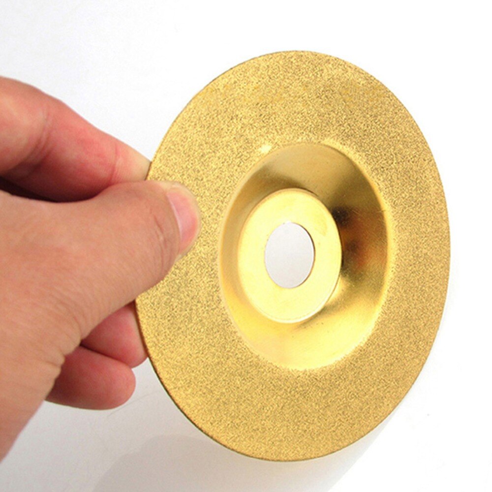 Diamantslipskiva 100mm polerskivor slipskål dremel vinkelslip roterande verktyg bryne slipsten glas