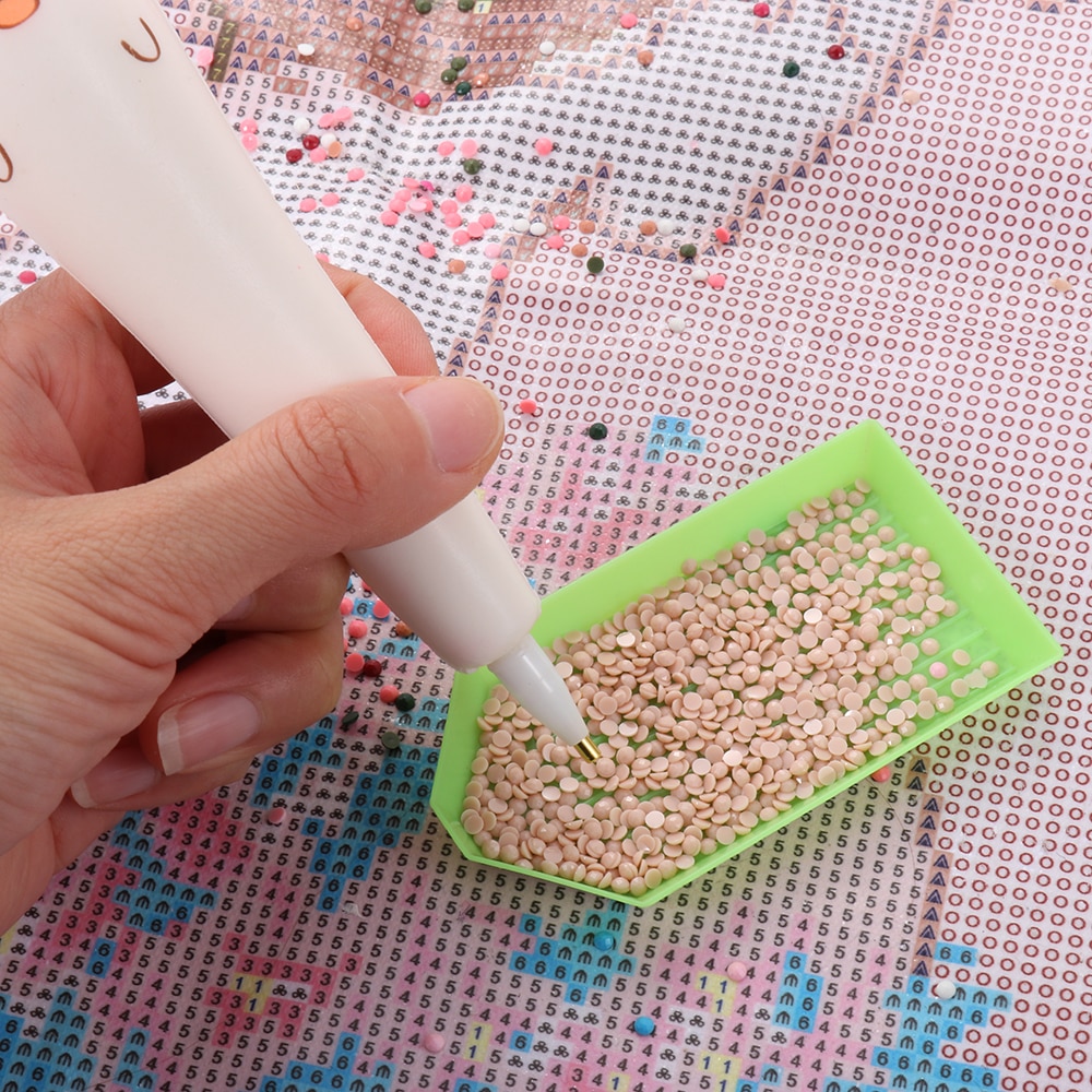 Stress Relief Toys Point Drill Pen Cute Cross Stitch Embroidery DIY Crafts Sewing Accessories For 5D Diamond Painting Pen
