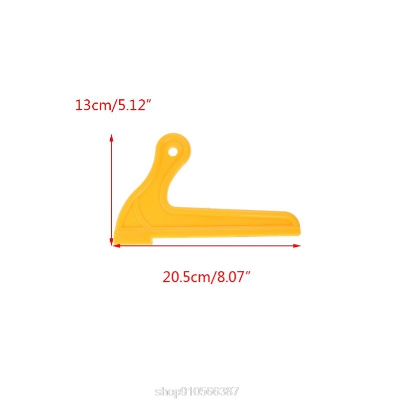 Yellow Safety Hand Sawdust Wood Saw Push Stick for Carpentry Table Woodworking Tools Kit N19 20