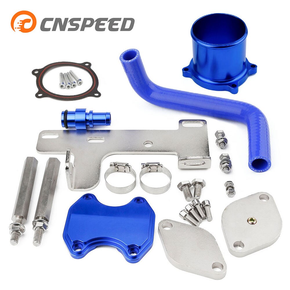 Cnspeed egr kylare & strypventil radera kit passar 10-14 dodge ram 6.7l för diesel turbo  yc101366