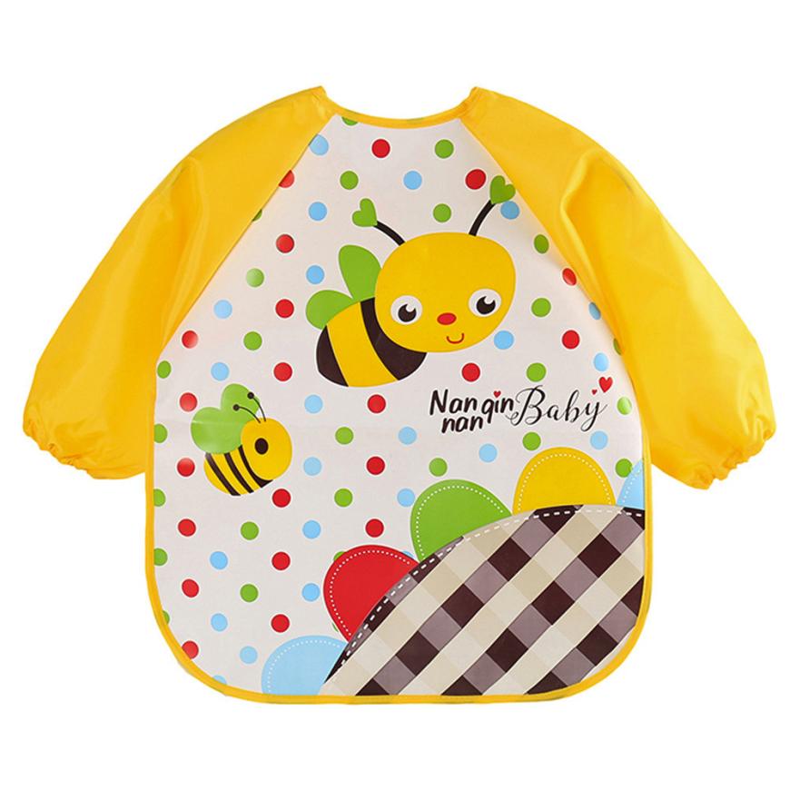 Bavoirs et bavettes de bébé | Vêtements à bavette, EVA, imperméables, à manches longues, dessins pour enfants, accessoires d'alimentation, bavoirs de bébé pour bébés 18Jul8: C