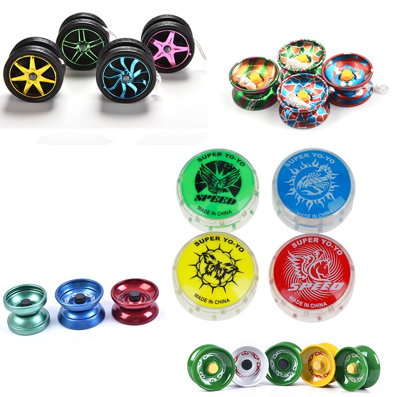 Magisk yoyo boldlegetøj til børn farverigt plast let at bære jojo-legetøj festdreng klassisk sjovt yoyo boldlegetøj