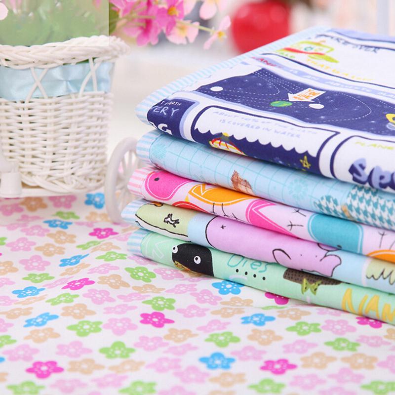30*45cm Baby Changing Mat Cartoon Cotton Waterproof Sheet Baby Changing Pad Table Diapers Game Play Cover Infant Mat