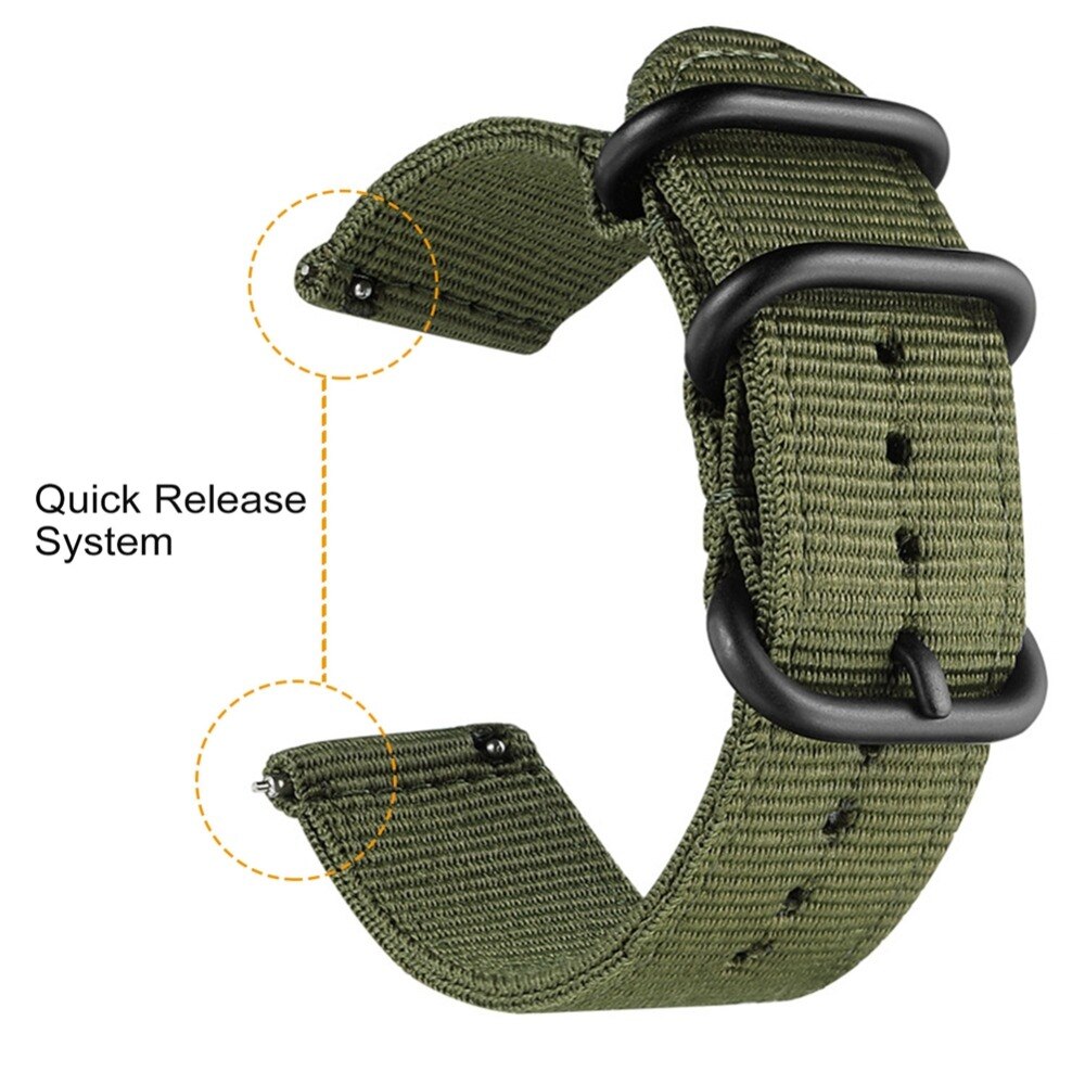 18mm 20mm Quick Release Nylon Armband für Nokia Withings Stahl HR 36mm 40mm smartwatch Uhr Band sport Handgelenk Gurt