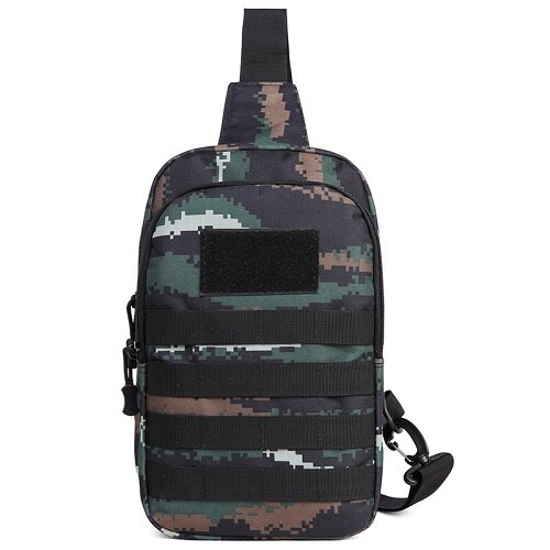 Casual Leisure Anti Theft Bag Messenger Crossbody Bags For Men Male Shoulder Sling Bag Waterproof Short Trip Mobile Phone Bag: jungle camouflage