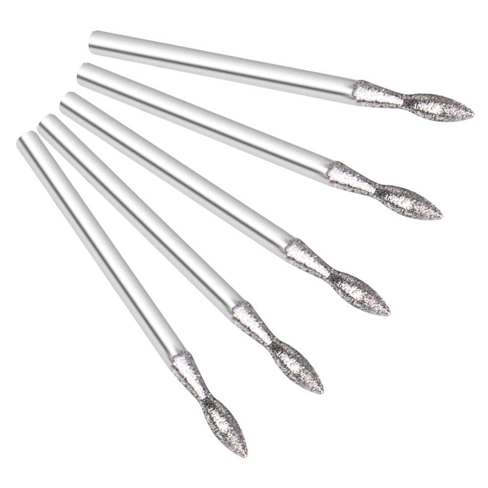 5pcs Diamond Milling Cutters for Manicure Ceramic Nail Drill Bits Manicure Cuticle Clean Bit Elecric Machine Pedicure Accessory: set 2