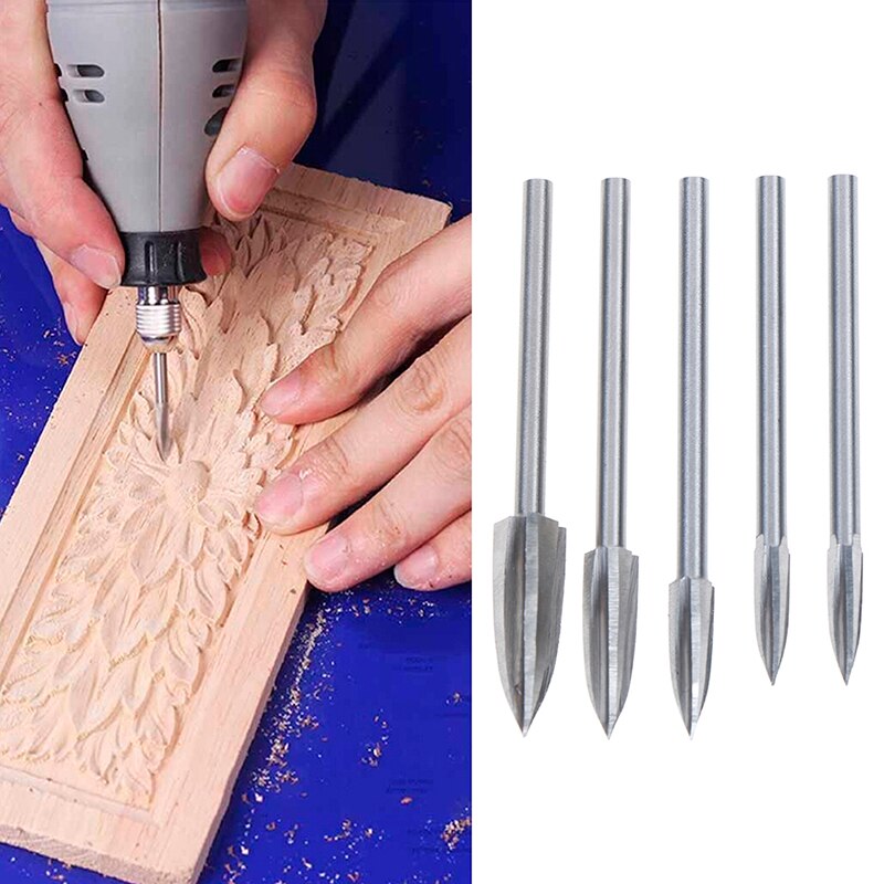 3mm -delige diamantboorset met slijpstift voor dremel-rotatiegereedschappen