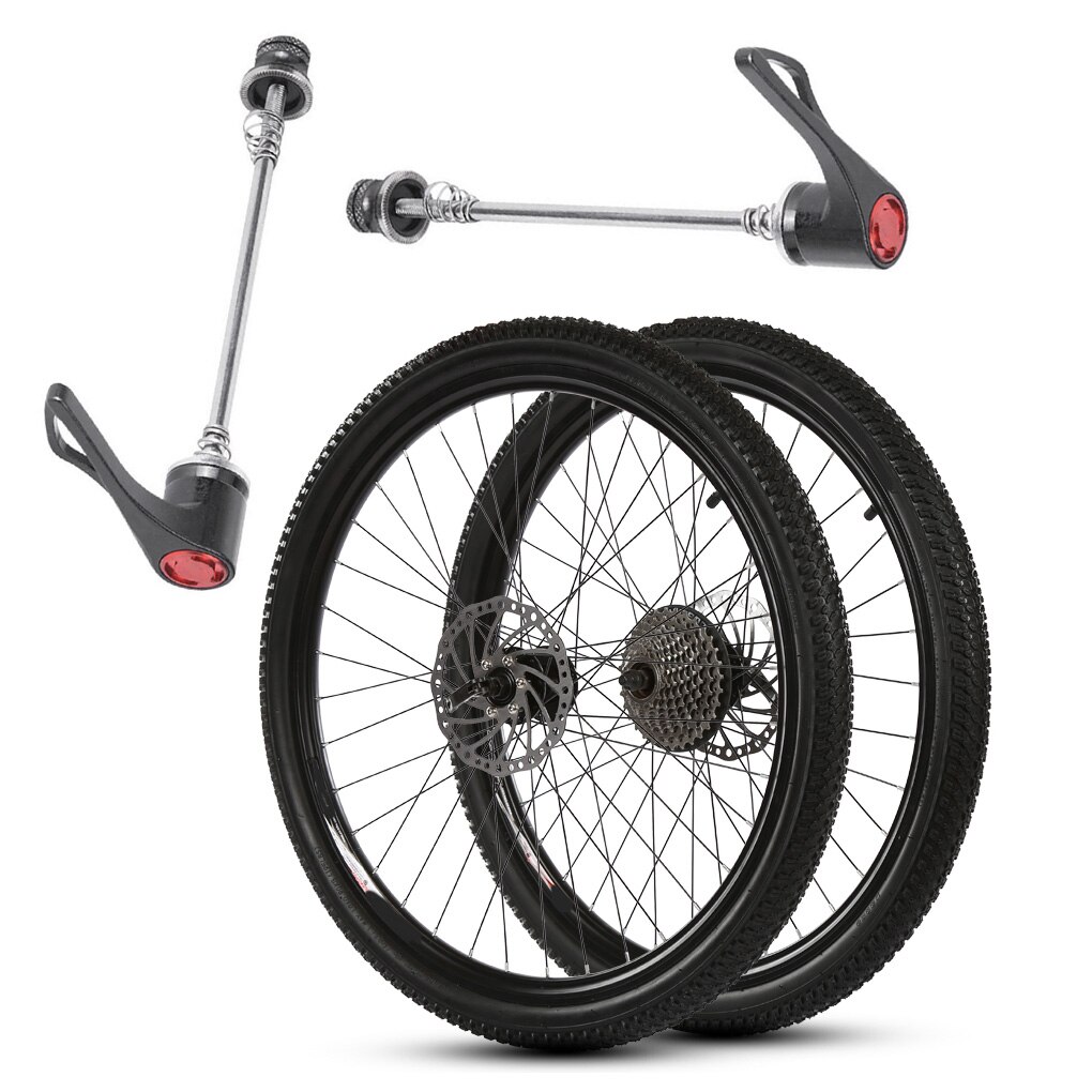 1 par cykel broms nav spett cykel fram & bak snabbkoppling nav spak spett cykeltillbehör