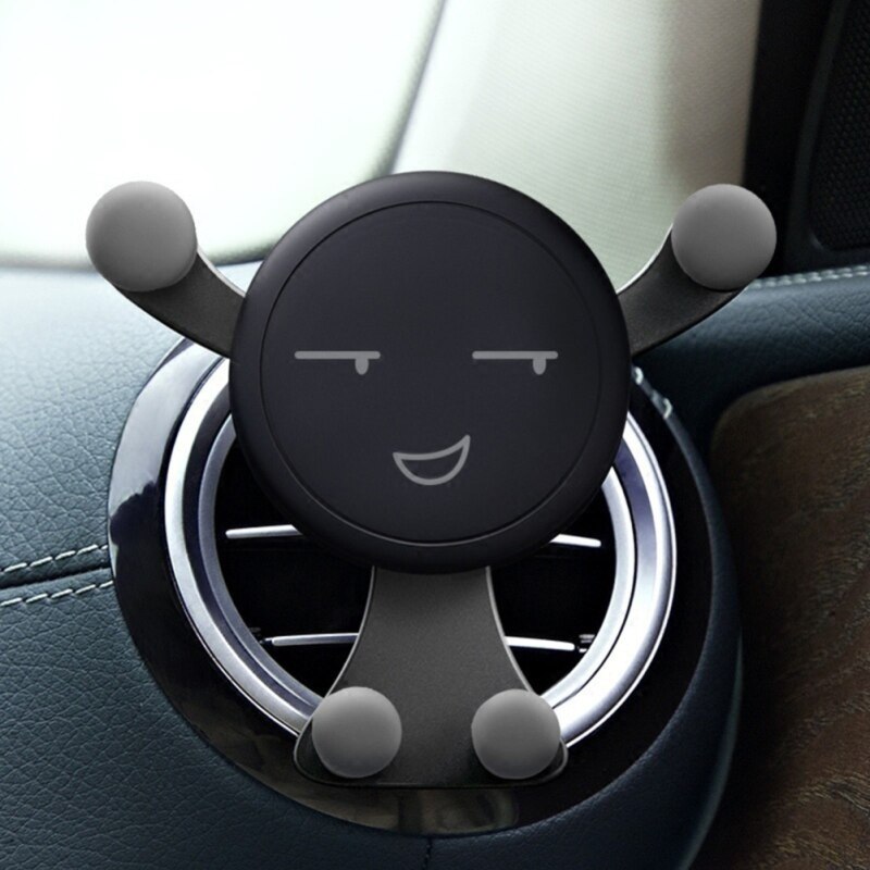 Soporte Universal de gravedad para ventilación de coche, accesorios para teléfono móvil inteligente IPhone y Samsung