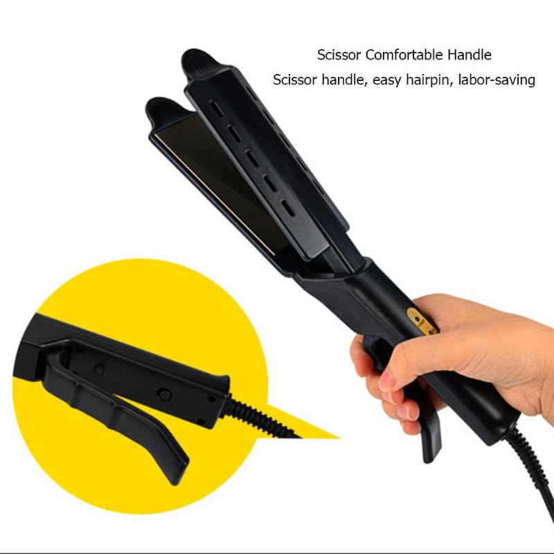 Pro Hair Straightener Four-gear Warm-up Hair Straighting Tool Ceramic Tourmaline Ionic Flat Iron Hair Straightener