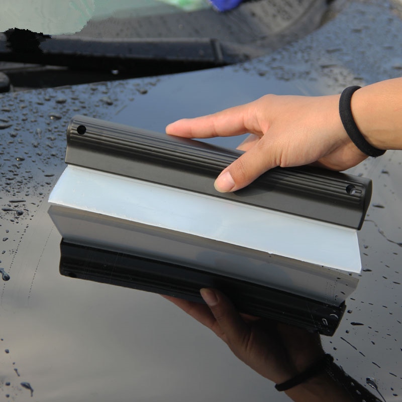 Cleaning Water Squeegee Blades Home Windows Stains Scraping Drying Blade Squeegee For Car Roof Engine Hood Glass Wiper Wash Tool