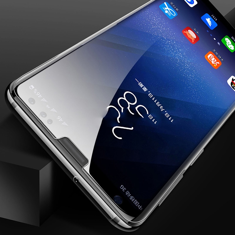9D UV Liquid Curved Full Glue Tempered Glass For Samsung Galaxy S8 S9 Plus Note 8 9 S7 Edge Cover Screen Protector Glass Cover