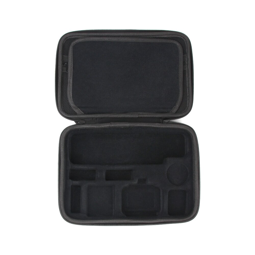 Draagbare PU waterdichte doos draagtas voor DJI OSMO ACTIE Camera storage case met mesh ruimte rits bag travel accessoires: Standard Case