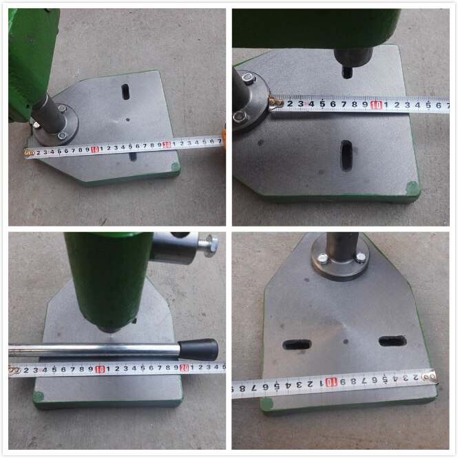 Prensa Manual de perforación de 0,3 toneladas, Manual, para punzonadora, mesa de trabajo de 165x215mm, viaje de trabajo de 35mm, columna de 260mm