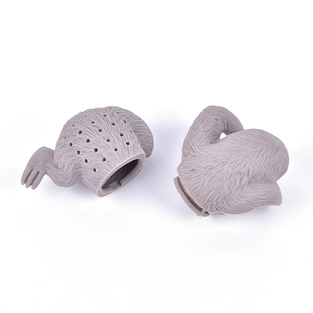 Silicone Thee-ei Creatieve Luiaard Veiligheid Vorm Theezakje Filter Theezeefje Voor Thee Pot Kopje Thee Gereedschap Accessoires