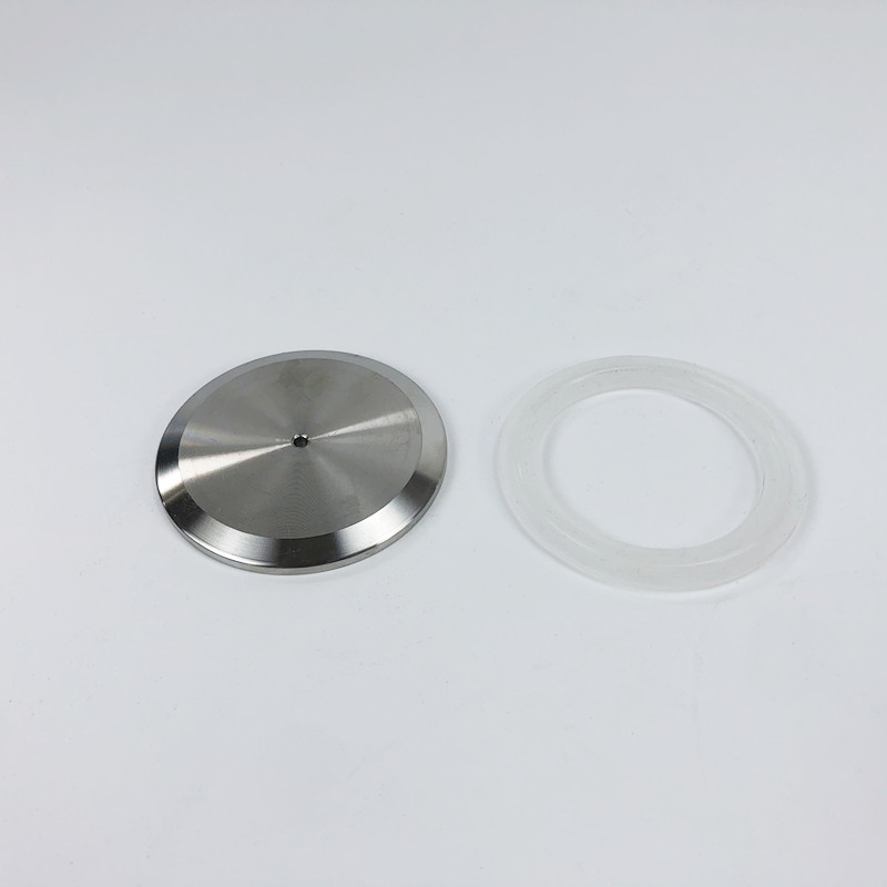 1.5" (38mm) Sanitary End Cap Fits With Hole 3 mm,1.5" Tri Clamp Ferrule Flange OD50.5mm Stainless Steel 304