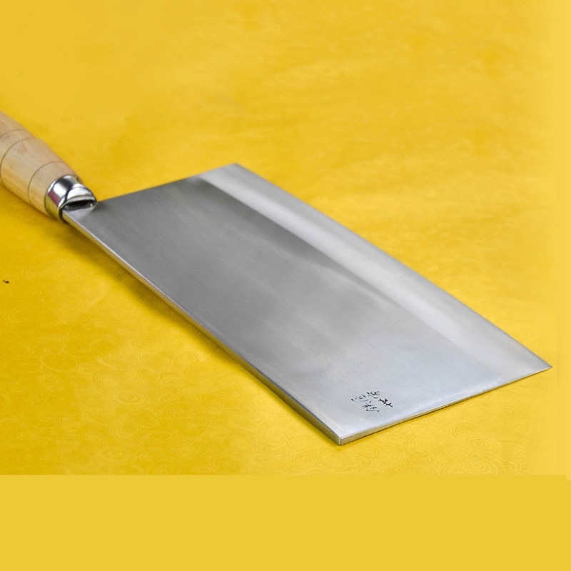 Blacksmith Traditional Chinese Stainless Steel Kitchen Slicer Handmade Forged Cut Meat Fish Vegetable Knife Chef Cleaver Knives
