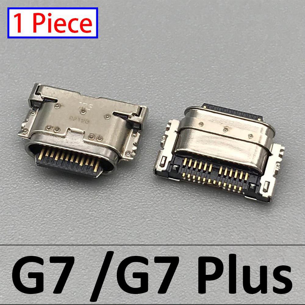 Conector de cargador USB tipo C, Conector de puerto de carga de datos para Motorola Moto G3 G4 G5 G5S G5S G6 G7 Plus G8 Power Play: Moto G7 Plus