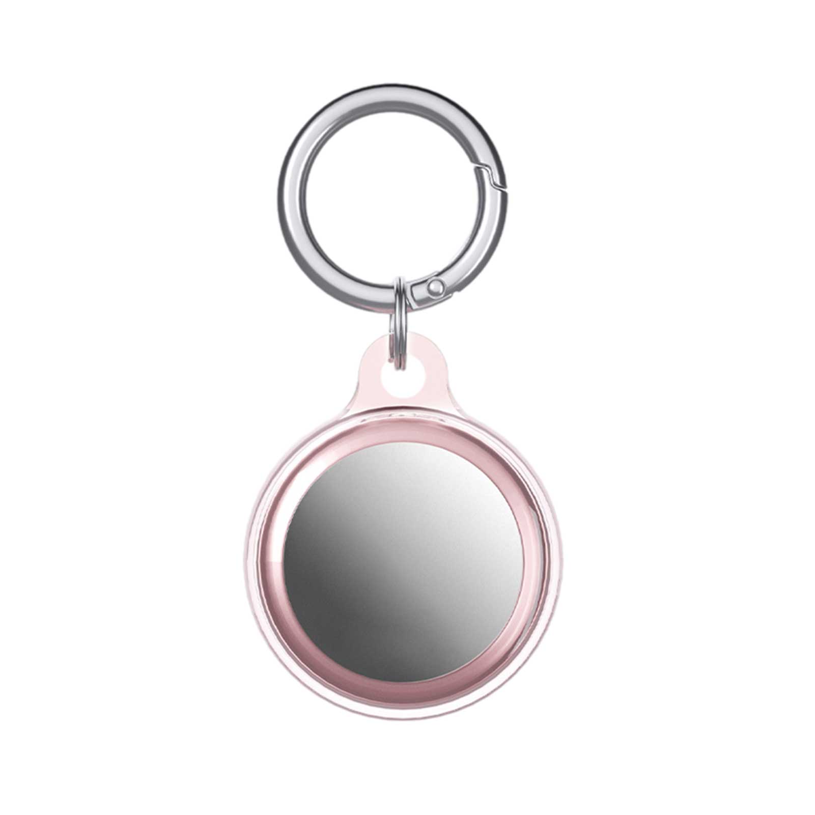 Transparante Tpu Apple Airtags Beschermhoes Voor Apple Airtags Bluetooth Draadloze Tracker Protector Shell Gevallen Accessoires: Pink