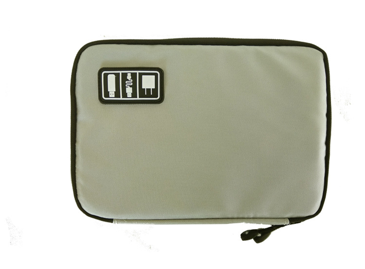 USB-Kabel Aufbewahrung tasche elektronisches Zubehör Veranstalter tragbare USB-Datenkabel Ladestecker Reise wasserdicht Gerät Organizer: Schwarz